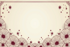 Floral Frame background Product Image 1