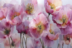 Pink Poppies Background Product Image 1