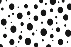 Black Polka Dotted Background Wallpaper Product Image 1