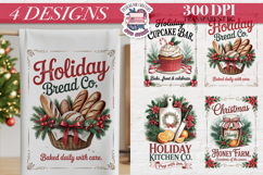 Christmas Vintage Quote Clipart PNG Sublimation 4 Design Product Image 1