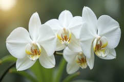 White Orchid background Product Image 1