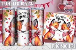 Sublimation Tumbler WRAP Love Design Quote Watercolor Animal Product Image 1