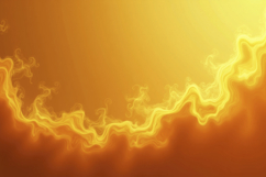 Smoke On Yellow Background Product Image 1