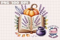 Halloween Cute Watercolor Clipart PNG Pastel Ghost Design Product Image 1