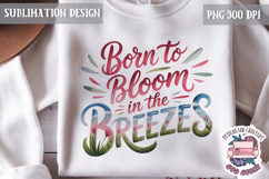 Summer Beach Sea Quote Watercolor Sublimation PNG Product Image 1