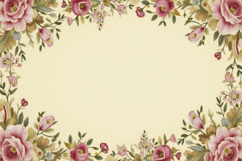 Floral Frame background Product Image 1