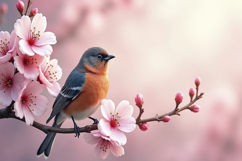 Bird On A Branch Background Product Image 1