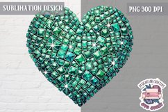 Valentine Heart Symbol Love Sublimation Design PNG Heart Product Image 1