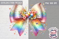 Easter Bow Coquette PNG Holidays Spring Cute Animals Peep Product Image 1
