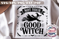 Halloween Witch Quote black and white SVG Funny PNG Sarcasm Product Image 1