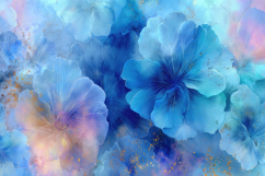 Blue Floral Background Product Image 1
