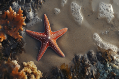 Common Starfish Background Wallpaper Product Image 1