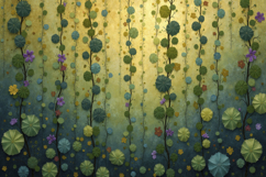 Abstract Floral Background Wallpaper Product Image 1