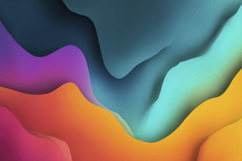Abstract Colorful Waves Background Wallpaper Product Image 1