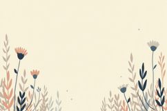 Minimalist Floral Background Wallpaper Product Image 1
