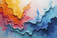 Colorful Liquid Colors Background Wallpaper Product Image 1