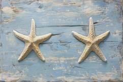 Starfish with Wooden Background Wallpaper Product Image 1