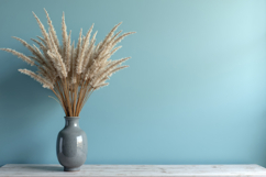 Bouquet in Blue Background Wallpaper Product Image 1