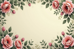 Floral Border Background Wallpaper Product Image 1