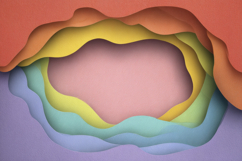 Abstract Paper Cut Background Wallpaper Product Image 1