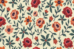 Floral Pattern Background Wallpaper Product Image 1