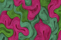 Abstract Pink Green Waves Background Wallpaper Product Image 1