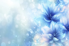 Blue Flower Background Wallpaper Product Image 1