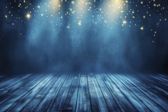 Blue Stage Background Wallpaper Product Image 1