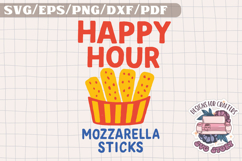 Funny Hand drawn Quote Aesthetics SVG Trendy Colorful Food Product Image 1
