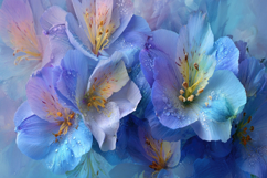 Blue Floral Background Product Image 1
