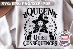 Halloween Witch Quote black and white SVG Funny PNG Sarcasm Product Image 1