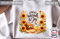 Spring Flower Sunflower Sublimation PNG Motivation Quote Product Image 1