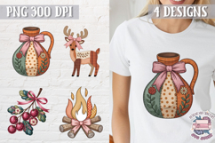 Fall Patchwork Clipart PNG Sublimation 4 Designs Product Image 1