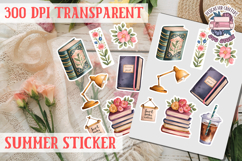 Summer sticker Cute flowers Love Picnic Beach Spring Product Image 1