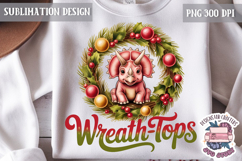 Christmas Dinosaur Funny Quote Sublimation design Tshirt Product Image 1