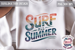 Summer Sublimation Design Beach Funny Ocean Breeze Quote Product Image 1