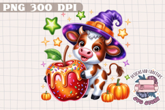 Cute Halloween Animal Autumn Sublimation design Fall KIds Product Image 1