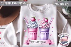 Valentine Love Quote Cute Heart Sublimation Design PNG Sweet Product Image 1