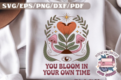 Boho Self Love Muted Colors SVG Design Care Aesthetic Product Image 1