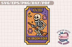 Halloween Tarot Card Funny SVG T shirt Quotes Design Product Image 1