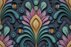 Colorful Floral Background Product Image 1