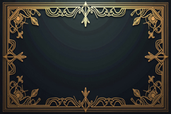 Gold Frame Art Background Wallpaper Product Image 1