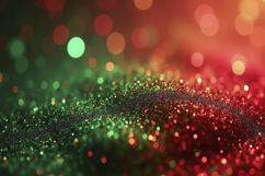 Red and Green Glitter Background Wallpaper Product Image 1