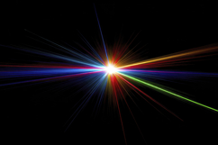 Rainbow Light Flare Effect Background Wallpaper Product Image 1