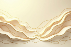 Abstract Beige Luxury Wave Background Wallpaper Product Image 1
