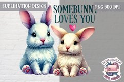 Valentine Love Animals Cute Quote Sublimation Design PNG Product Image 1