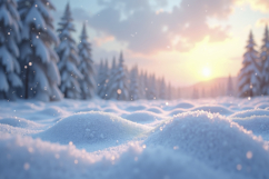 Snow Winter Background Product Image 1