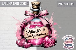 St Valentine’s Coquette Bow PNG Holidays Funny Watercolor Product Image 1