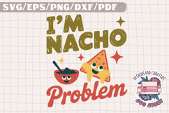 Kawaii Food Funny Quote Vintage SVG Design Fun Cute Product Image 1