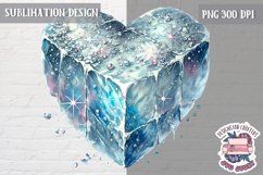 Valentine Heart Symbol Love Sublimation Design PNG Heart Product Image 1